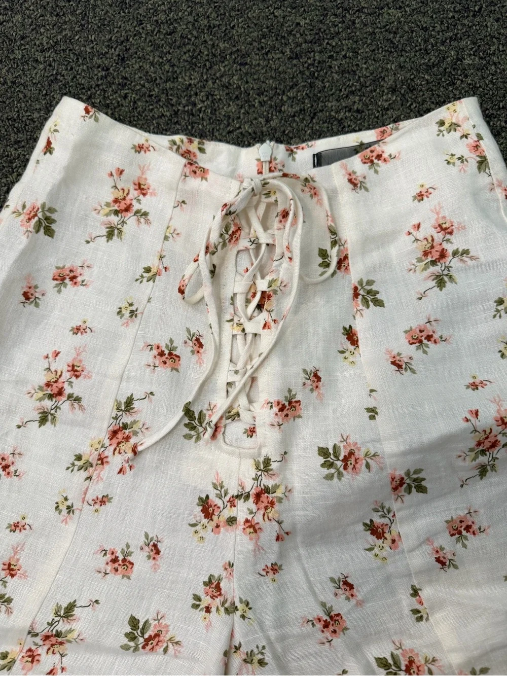 Reformation Linen floral pants